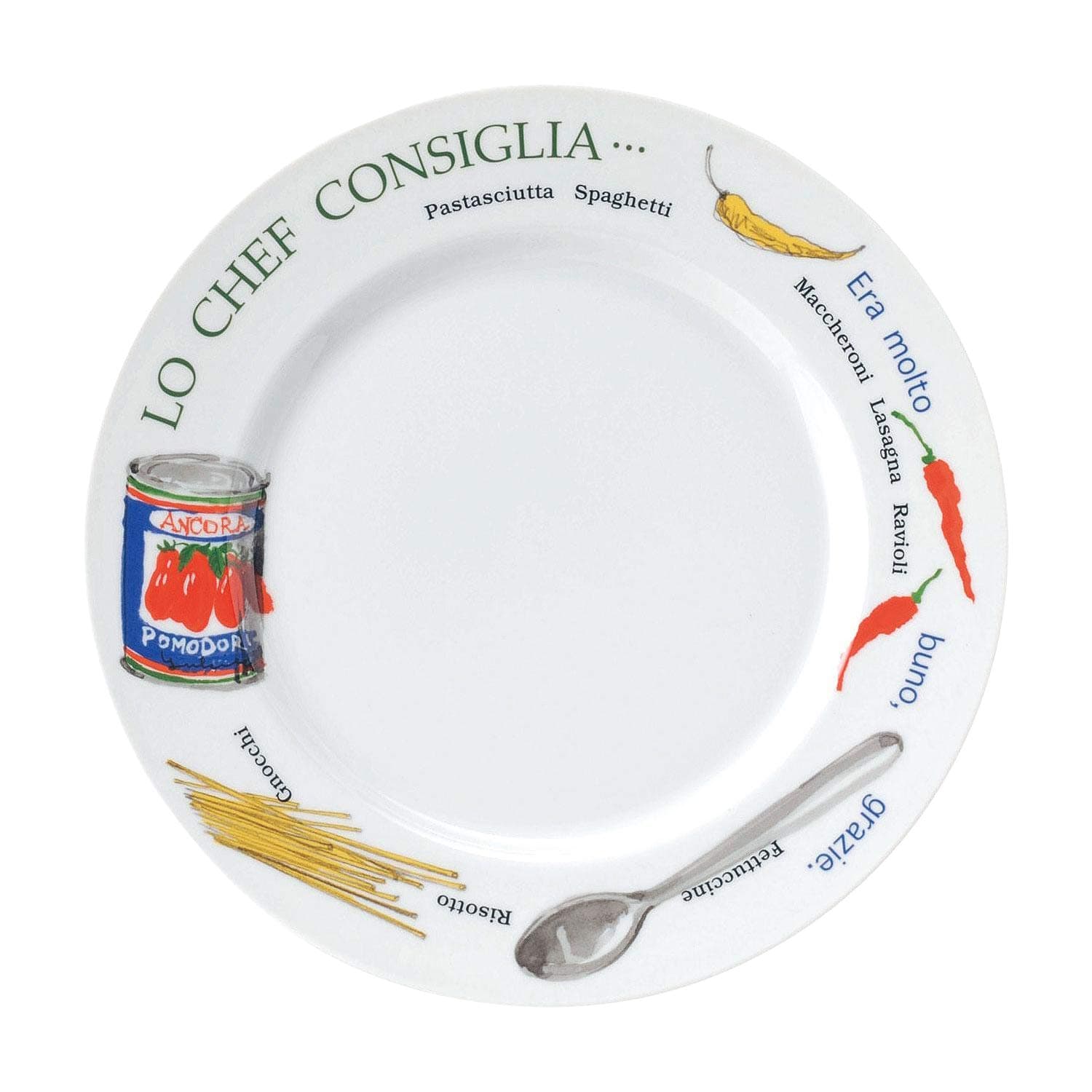 丸東 Maruto Studio 010 Spago SG-101 Pasta Plate (Spoon) 11.0 inches (28 cm)