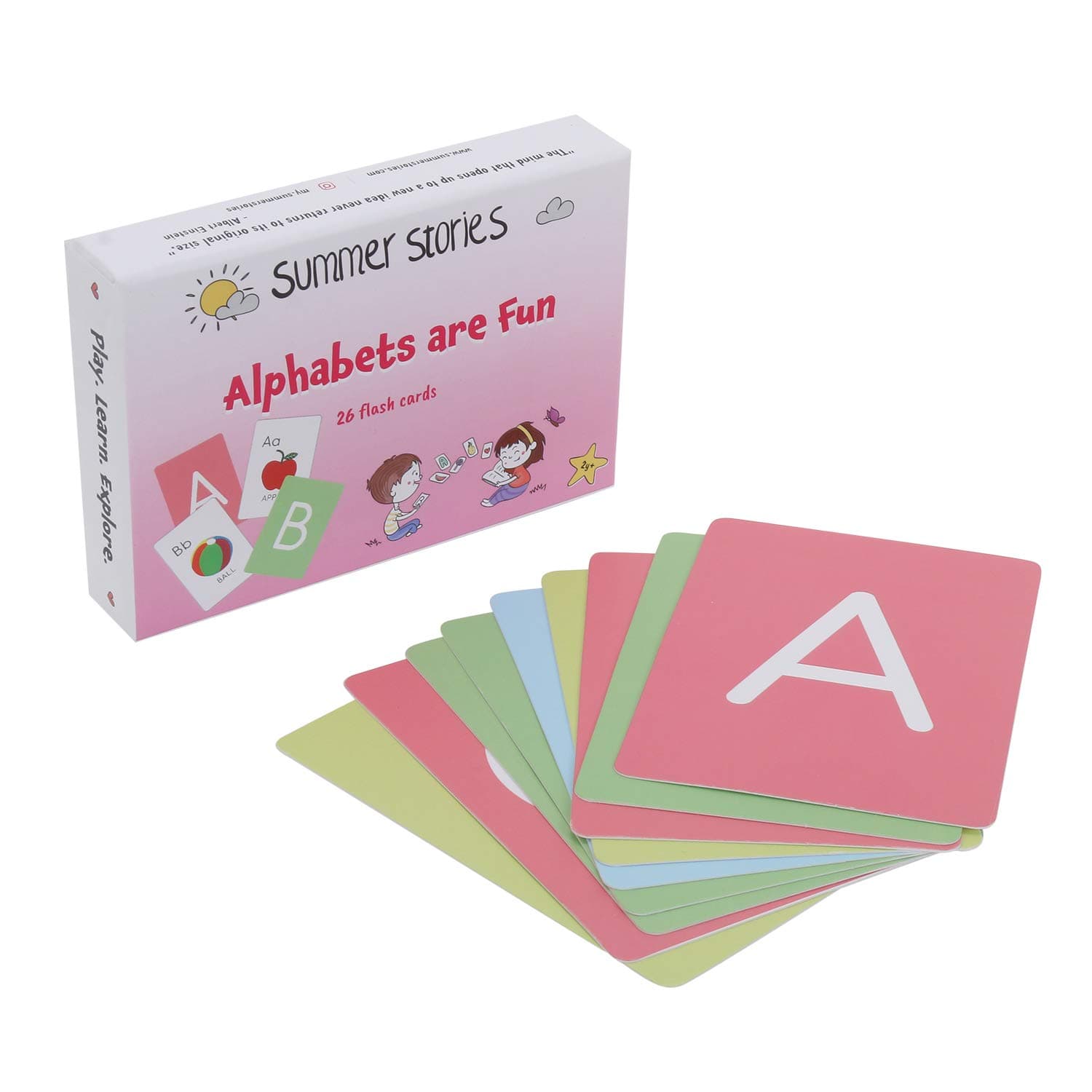 Summer Stories ABC Flash Cards | Learning Cards (Age Group: 1-4 Years)
