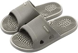 Massage Slippers for Women Men Acupressure Foot Plantar Fasciitis Sliders House Ladies Reflexology Sandals Shower Shoes Non-Slip Quick Drying Pool Beach Indoor Outdoor