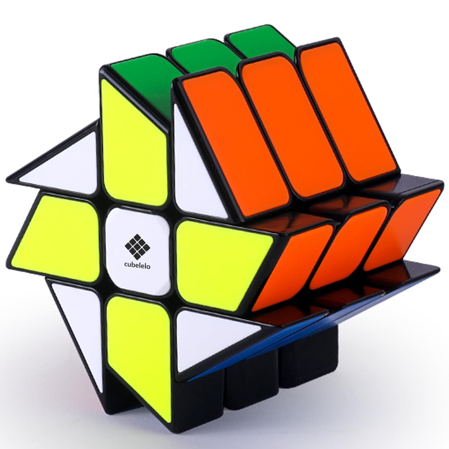 Drift Windmill (Tiled) Magic Cube Puzzle | Unique Shape Mod with Premium Design, Smooth Finish Toy for Intermediate and Advanced Solvers | Suitable for Adults and Kids Ages 3 & Above