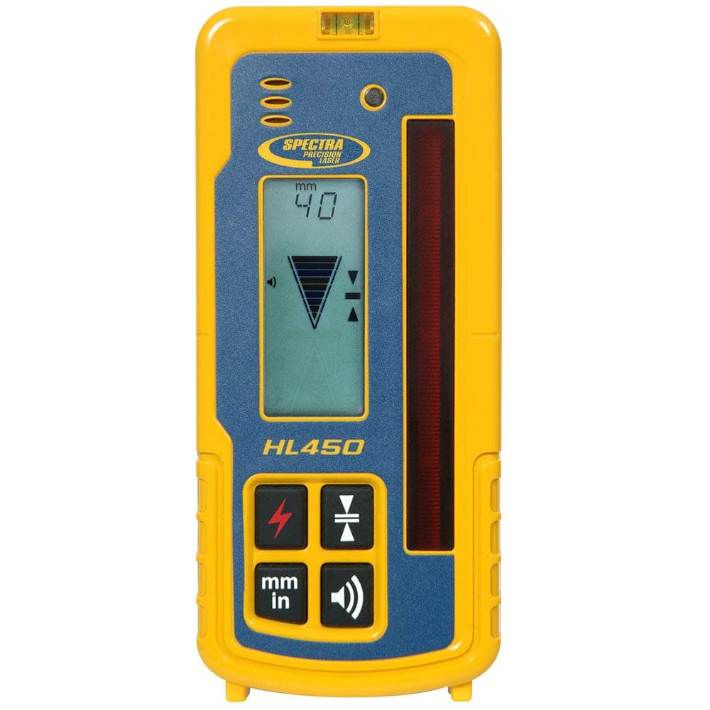 Spectra Precision HL450 Laserometer with Clamp and Use Guide - Yellow