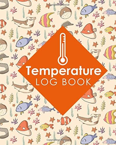 Temperature Log Book: Food Temperature Log Sheet, Temperature Check Sheet, Fridge Temperature Record Sheet Template, Temperature Recorder, Cute Sea Creature Cover: Volume 72 (Temperature Log Books)