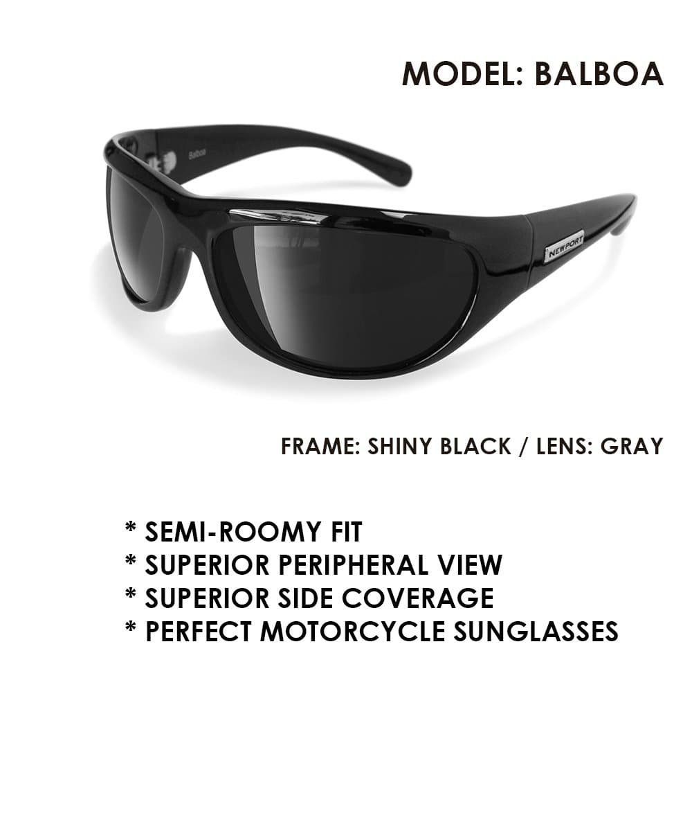 Newport Polarized Balboa Sunglasses Black
