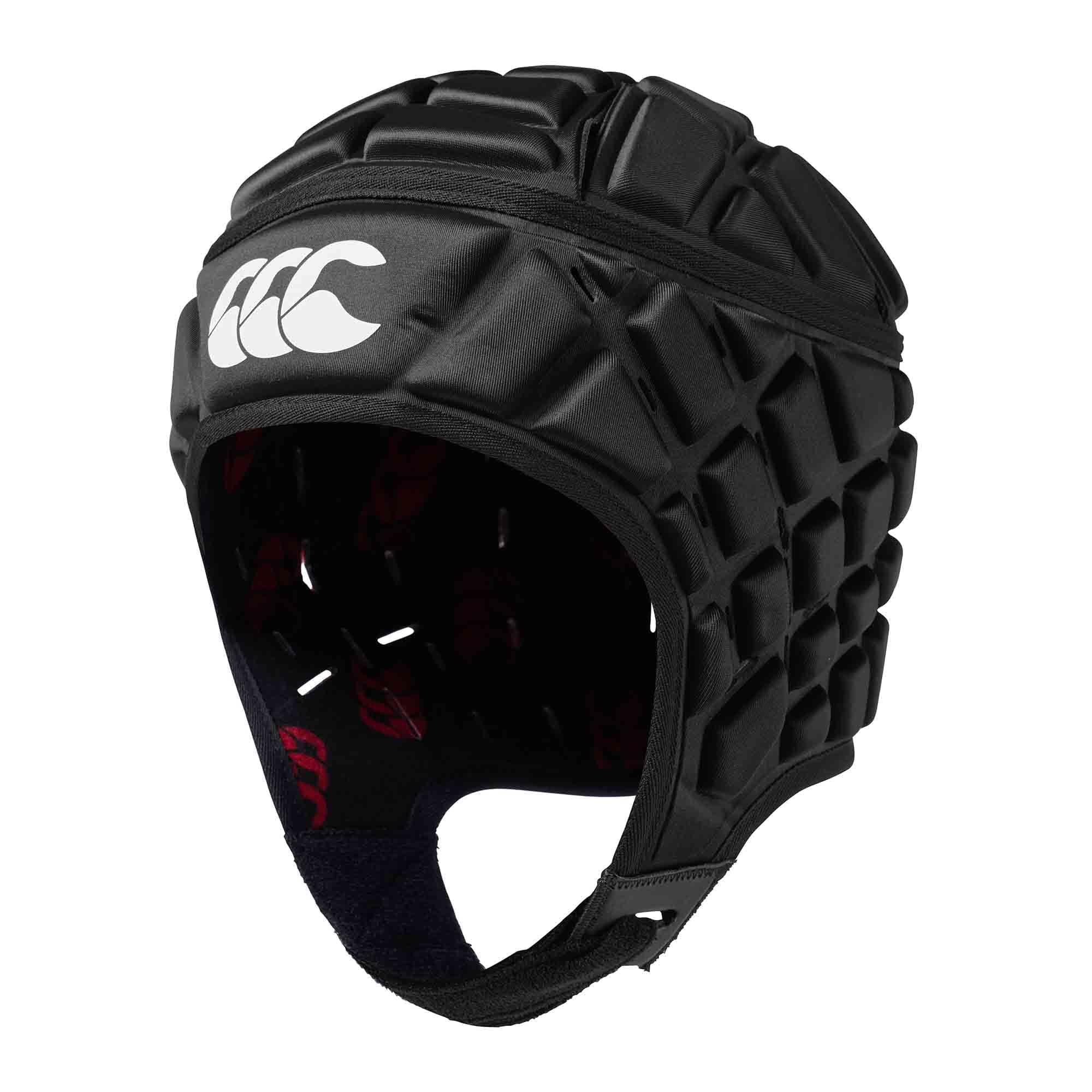 Canterbury CCC Rugby Raze Headguard, Scrum Cap, Full Coverage, Soft-Edged Chin Strap, Designed Holes Aid Ventilation, Foam Padding