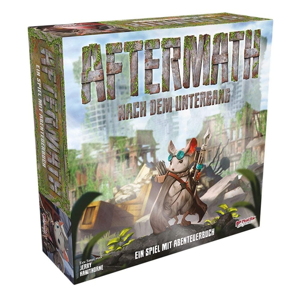 Aftermath: An Adventure Book Game - Survive a Post-Human World as Resourceful Rodents! Narrative Game for Kids & Adults, Ages 14+, 1-4 Players, 60-120 Minute Playtime, Made by Plaid Hat Games