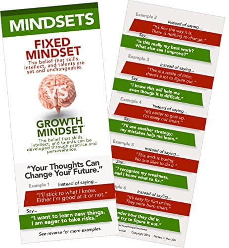 Growth Mindset Student Suggestion Card - 35-Piece Set