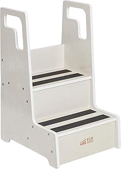 ECR4KIDSReach-Up Step Stool, White Wash