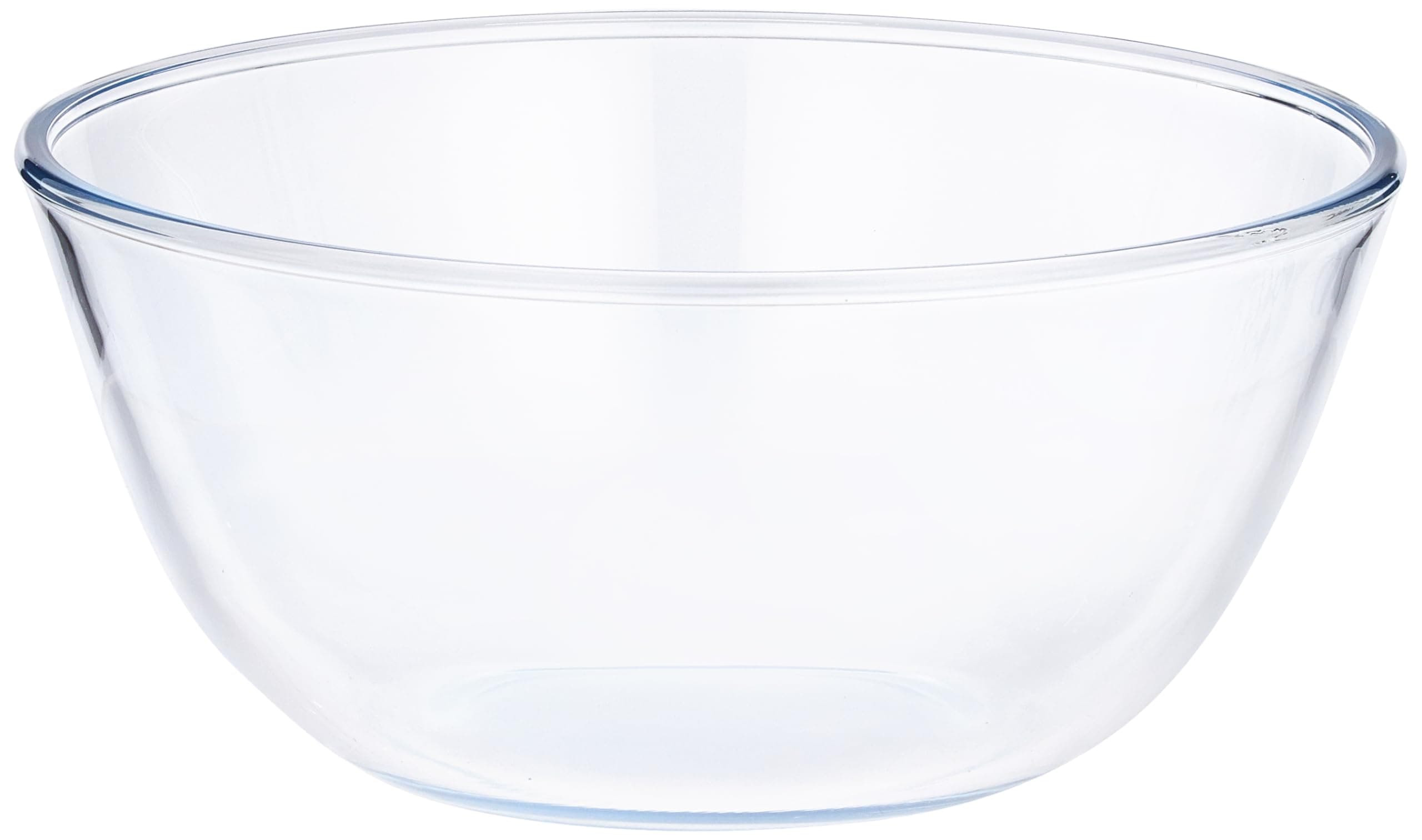 4.4 L Round Shape Serving & Mixing Bowl | Made in India Borosilicate Glass Bowl for Kitchen & Dinning | Bowl for Mixing Dough, Salad, Batter, Pasta | Microwave & Dishwasher Safe | Transparent
