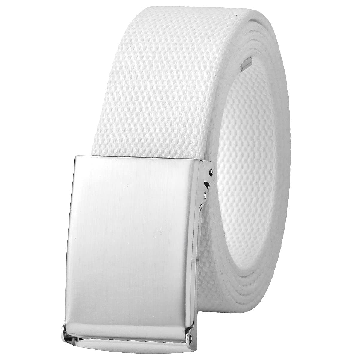 Canvas Web Belt Fully Adjustable Cut to Fit Golf Belt Flip Top Buckle