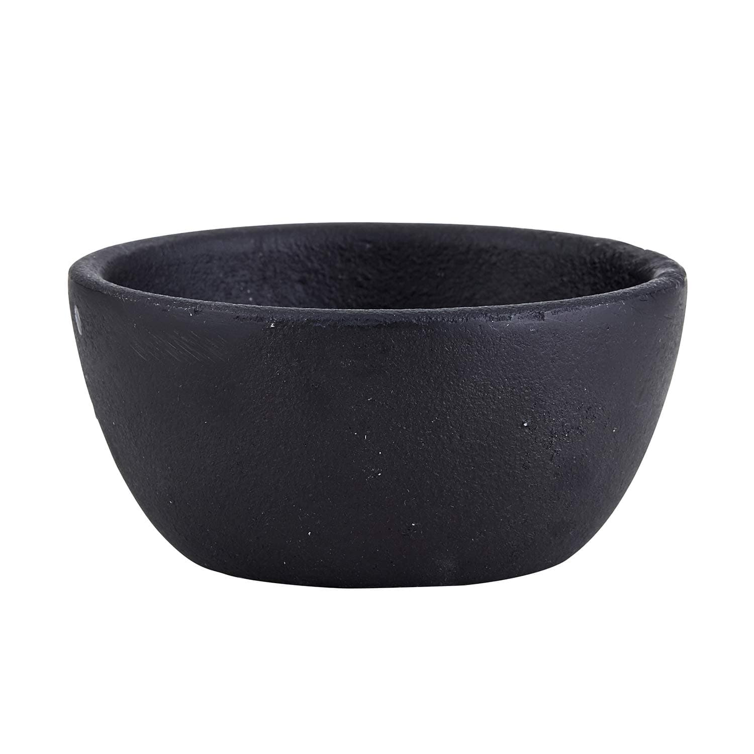 47th & MainCreative Brands MR608 Rustic Round Bowl, Cast Iron Black