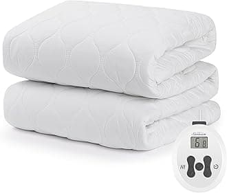 Sunbeam Restful Quilted Water Resistant Heated Mattress Pad - Twin