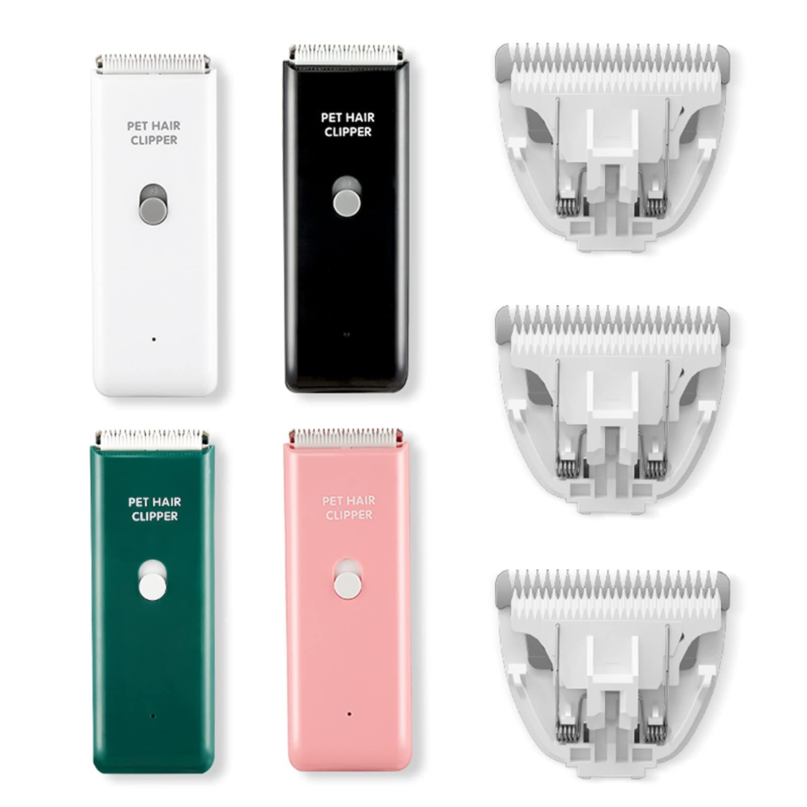 3 PCS Standard Size Replaceable Ceramic Blades Set Pet Hair Clipper,Cat Dog Common Use Clipper Blade(#AP005)