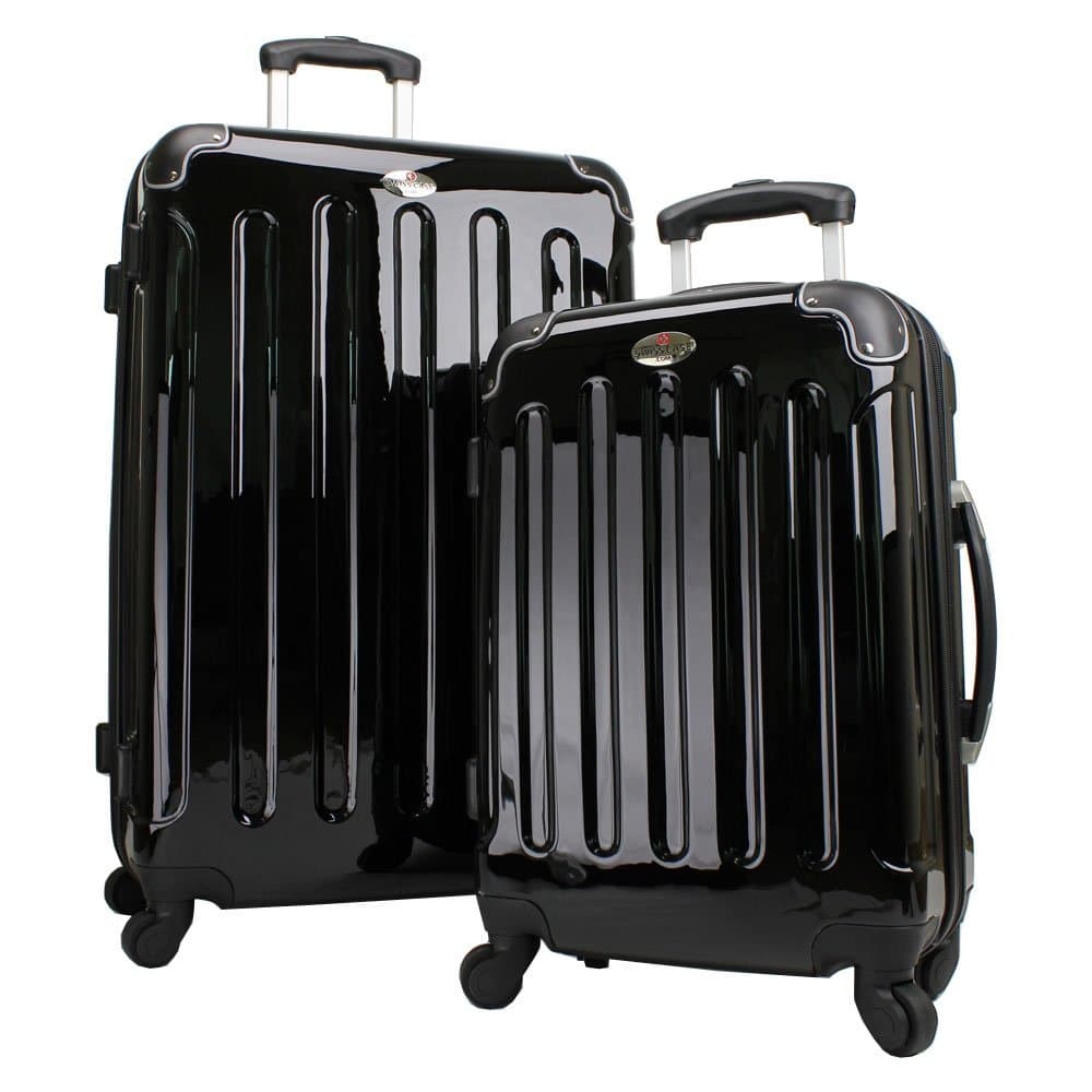 Swiss Case 4 Wheel EZ2C 2Pc Suitcase Set Fluvo
