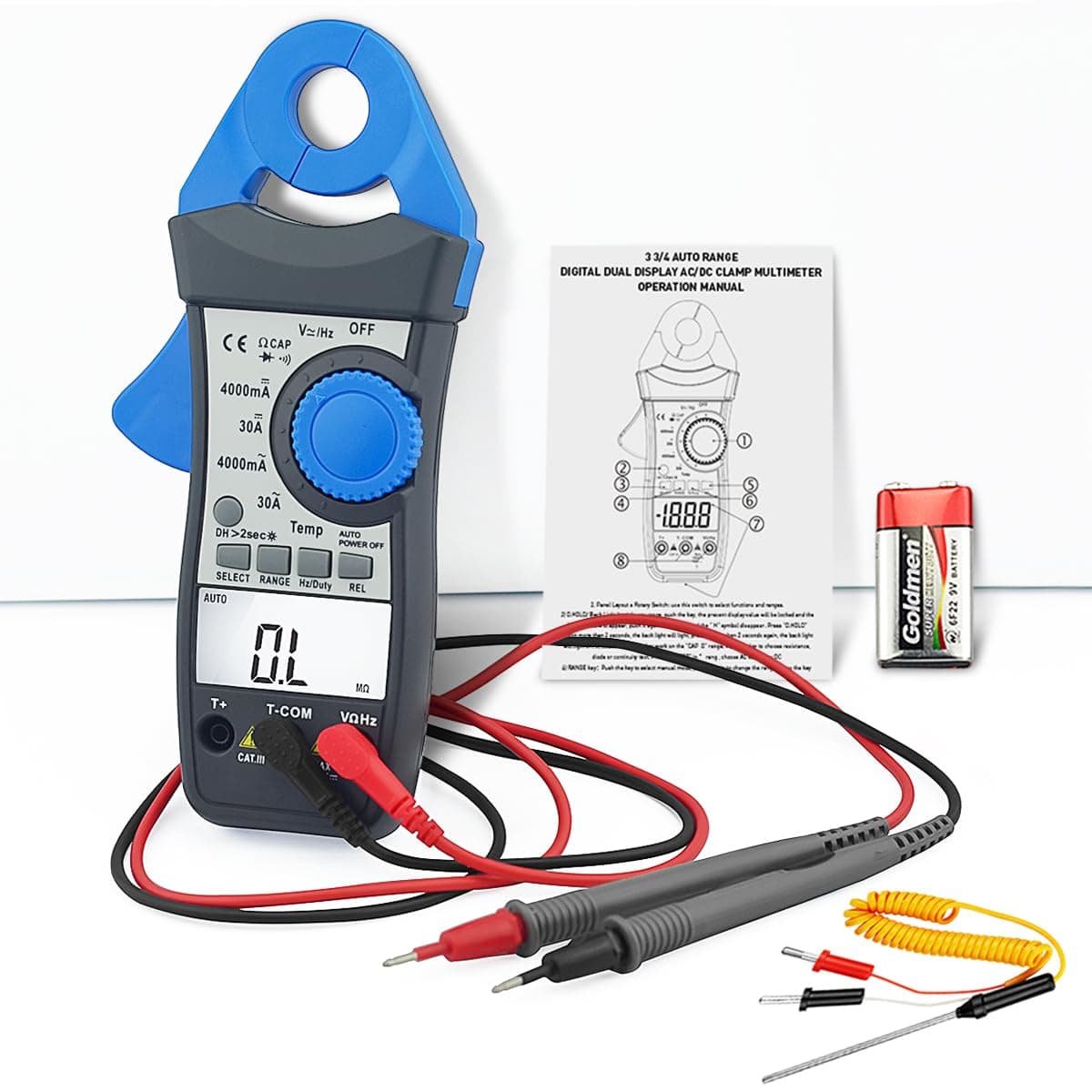 AIOMEST AI-870K Digital Low Current Clamp Multimeter