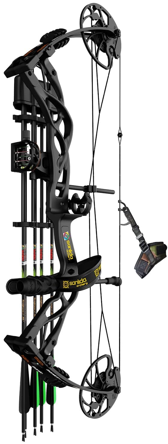 Dragon X9 Ready to Hunt Compound Bow Package for Adults, Archery Compound Bow and Arrow Set, 0-70 Lbs Draw Weight, No Bow Press Needed, Limited Life-time Warranty, RH Only