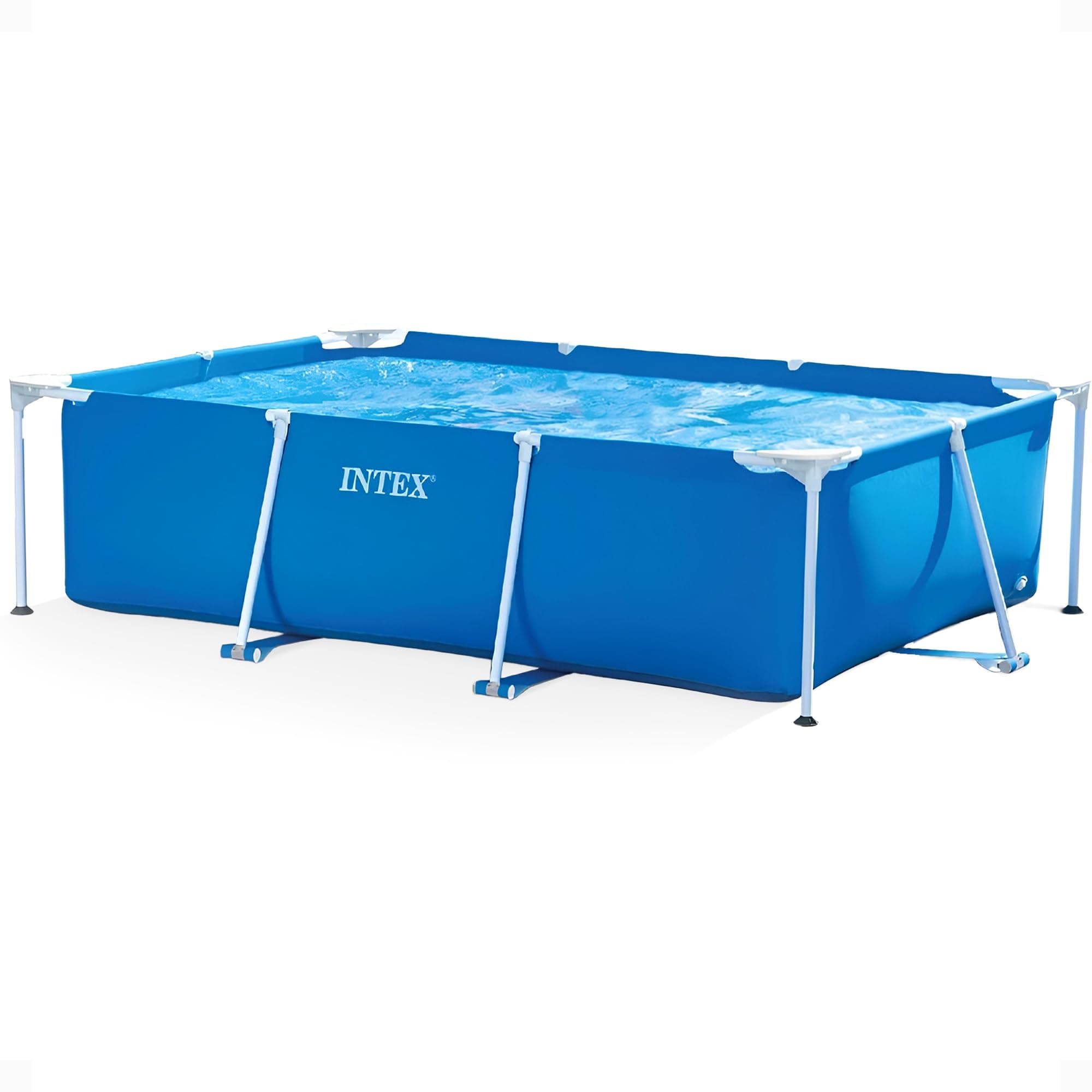 Intex Metal Frame Pool Rectangular 3 Mt X 2 Mt 28272, Blue, 3 X 2 X 0,75 M
