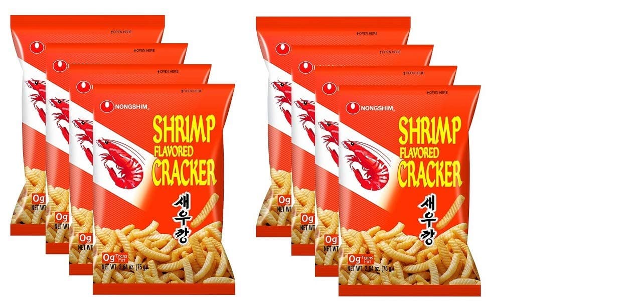 Shrimp Flavoured Cracker- 75g (Pack of 8) (Imported)