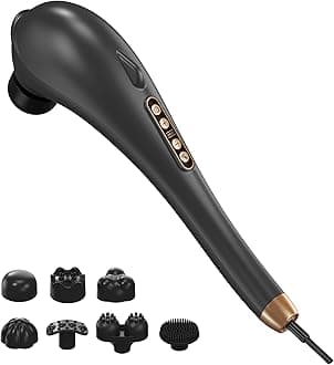 Back Massager, Deep Tissue Massager, Handheld Massager, Electric Percussion Massager, Handheld Body Massager Machine for Massage