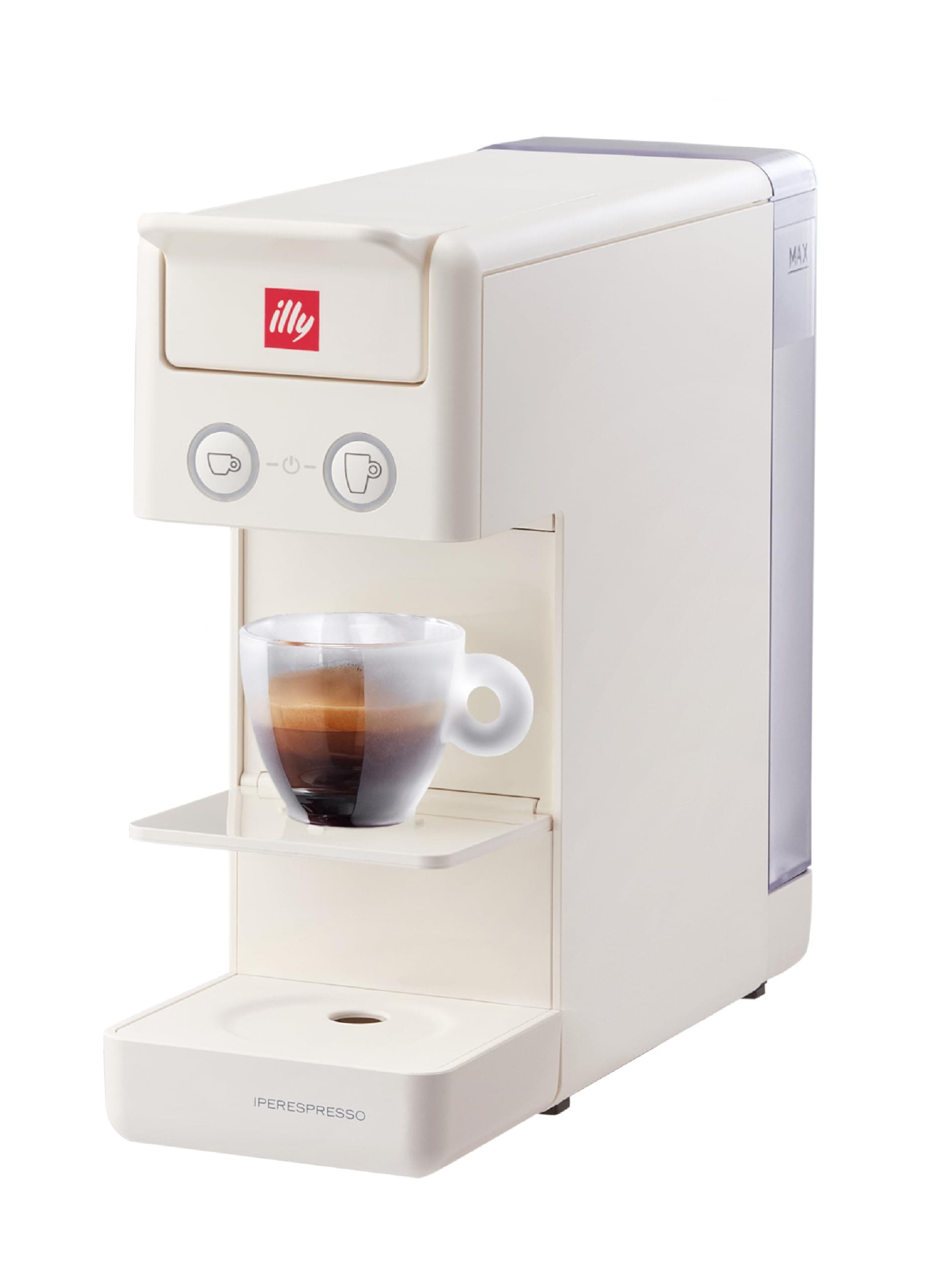 Y3.3 Espresso Machine, Single Serve Coffee Machine For Iperespresso Capsules, Single Cup Espresso Maker, 19bar. White Colour, UAE Version With 1 Warranty.