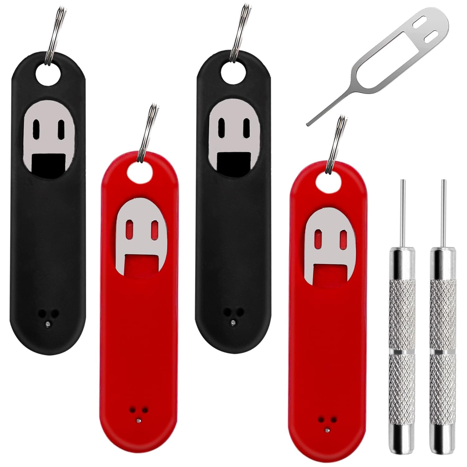 6 Pieces SIM Card Removal Tool, Sim Card Tray Opening Tool Eject Pins Needle Opener Ejector Compatible with All iPhone Apple iPad HTC Samsung Galaxy Cell Phone Smartphone Watch Chain Link Remover