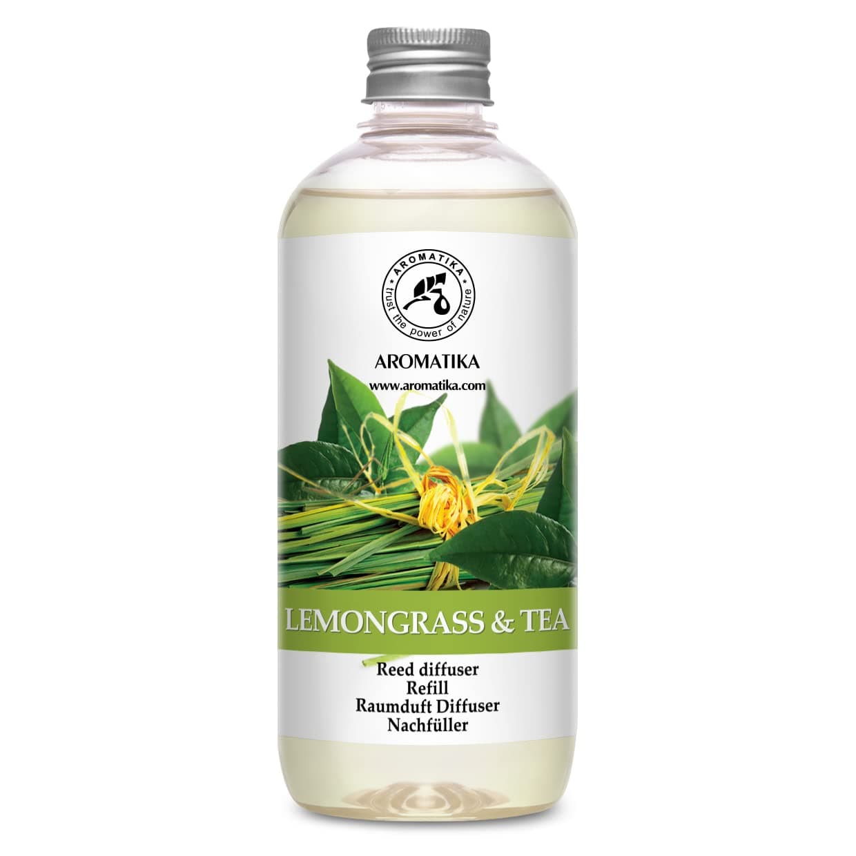 Reed Diffuser Refill Lemongrass - Tea 17.0 Fl Oz - Scented Diffuser - Room Diffuser Refill with Scent - Room Freshener - Home Fragrance - Scented Diffusers - Home Fragrance