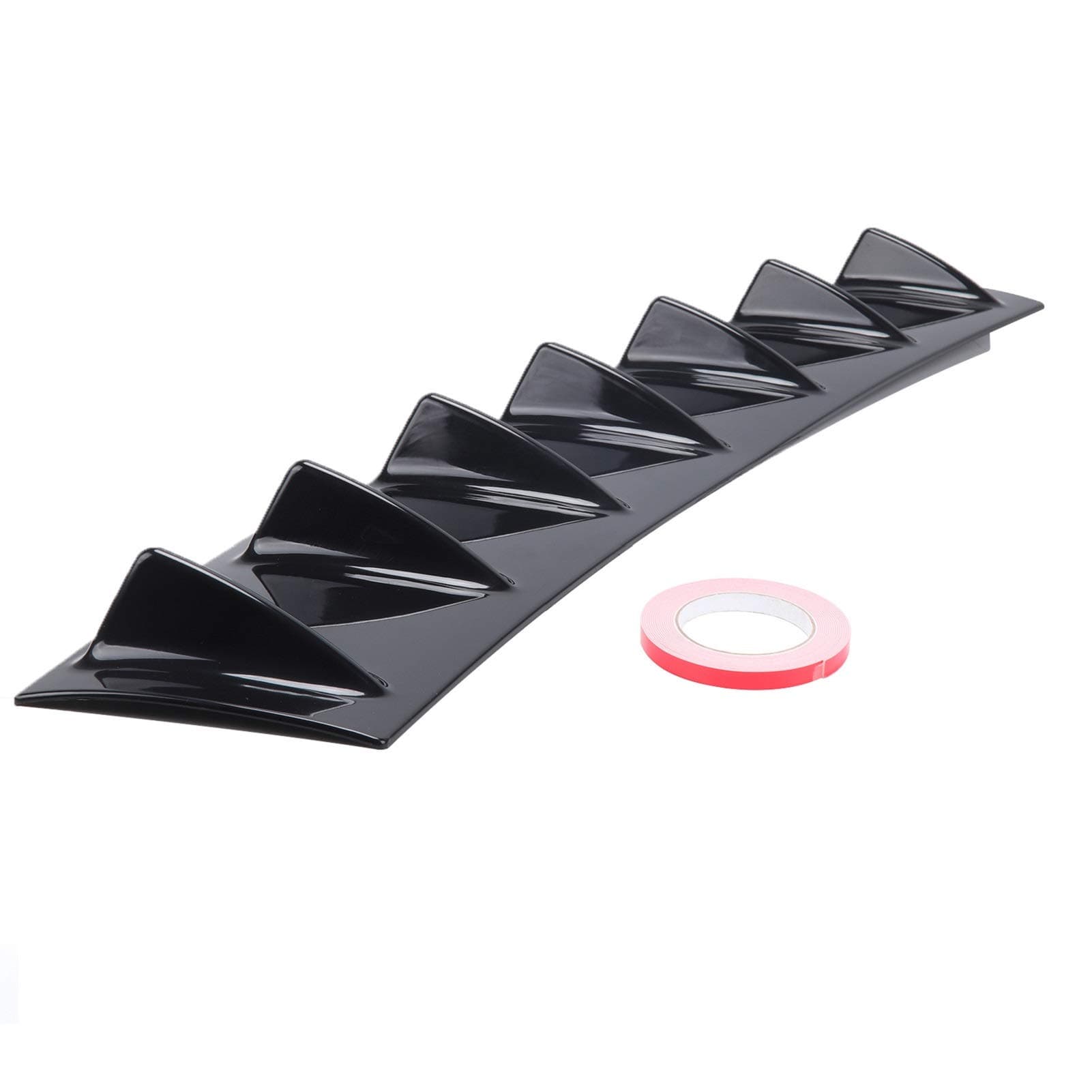 Trintion Bumper Diffuser Spoiler 85cm Universal Lower Rear Body Spoiler for Shark Fin 7 Wing Car Mods