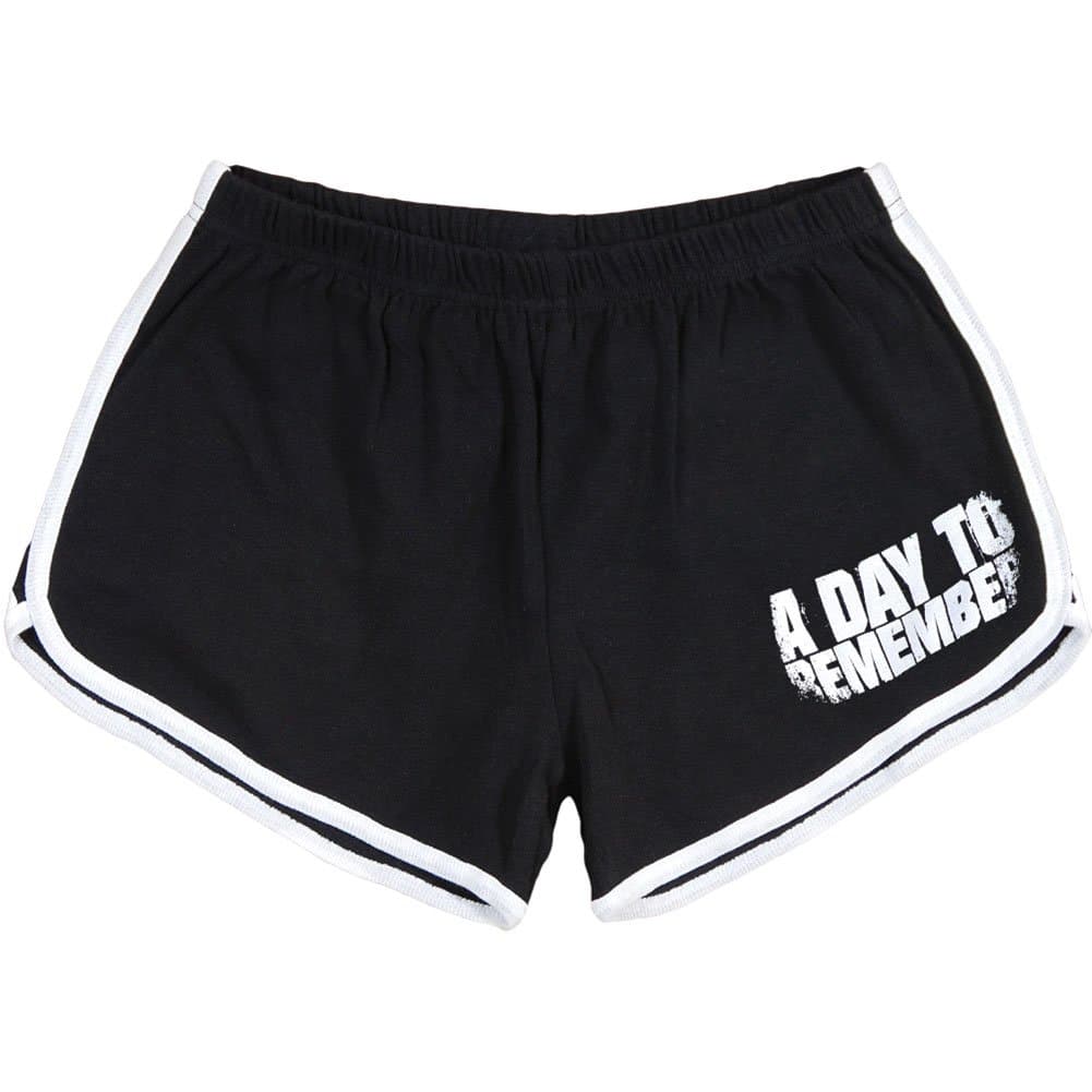 A Day To Remember Women's Homesick Booty Shorts Medium Black