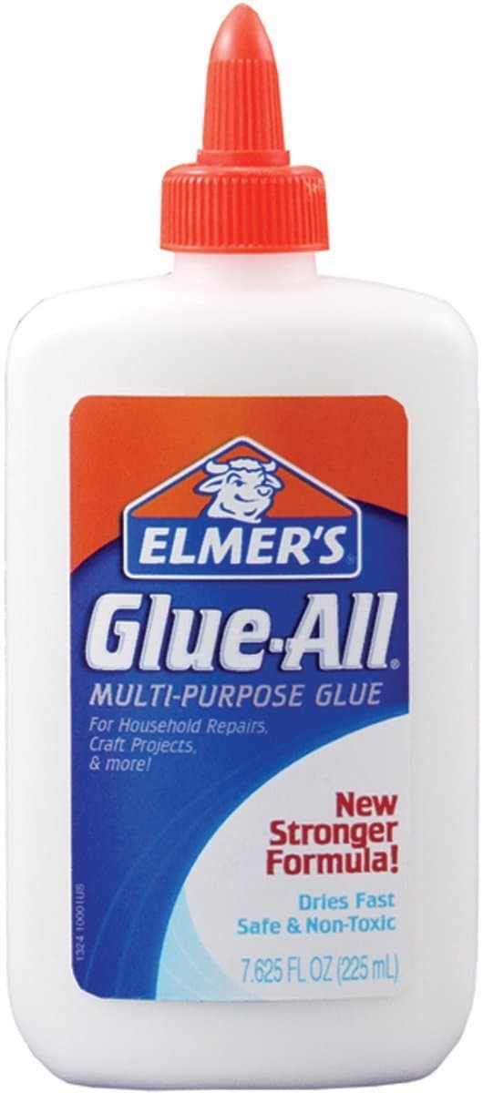 Elmer'sGlue-All Multi-Purpose Glue, 7.625 Ounces, White (E1324) - 2 Pack