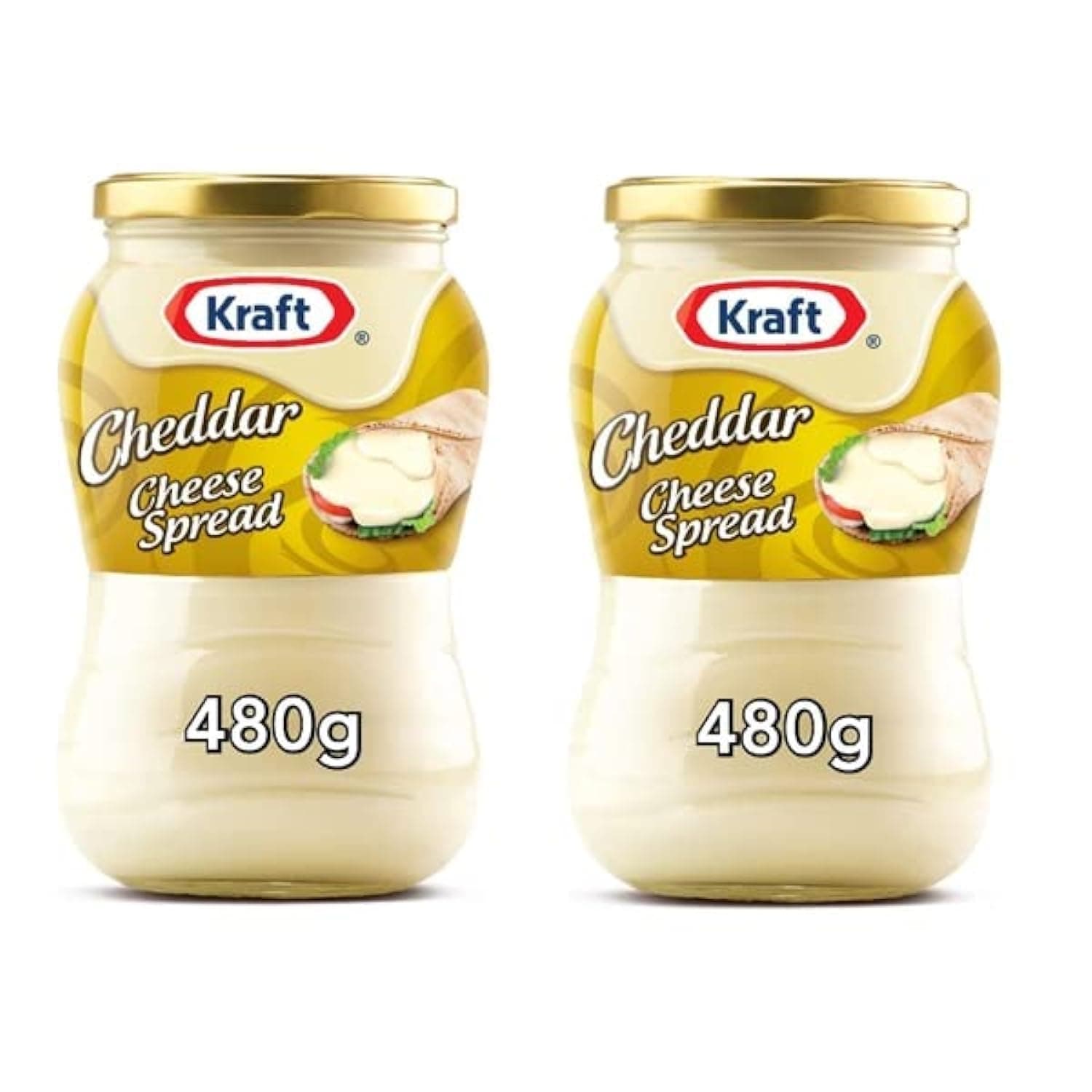 Kraft Cheddar Cheese Spread Original, 2 x 480 g
