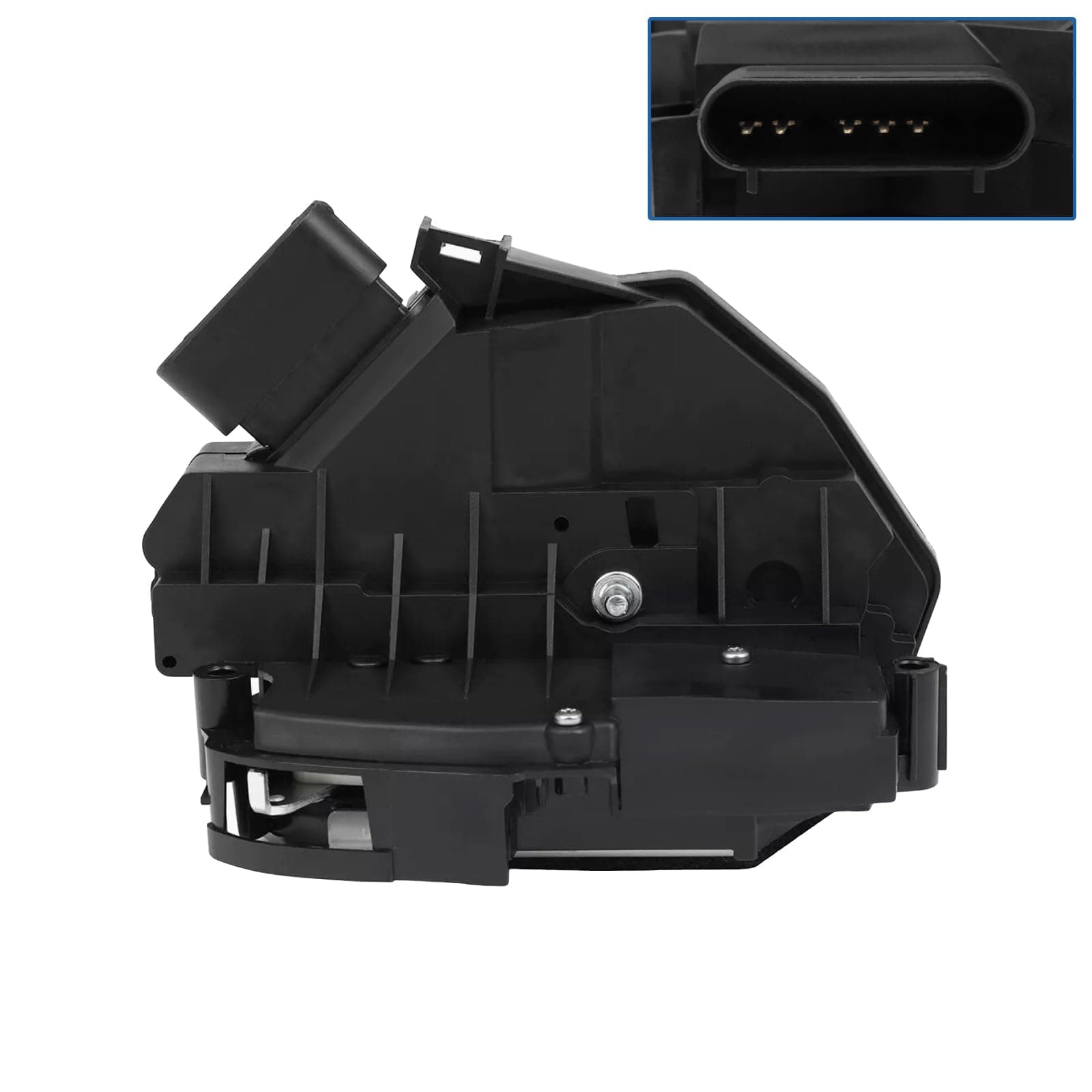 Qagea Front Left Driver Side Door Lock Latch Actuator 5 Pins Fit for Ford Edge 2015-2016, Escape 2013-2017, Fiesta 2011-2016, Focus 2012-2017, Fusion & Lincoln MKZ 2013-2016, Replaces BF6A-F21813-BC