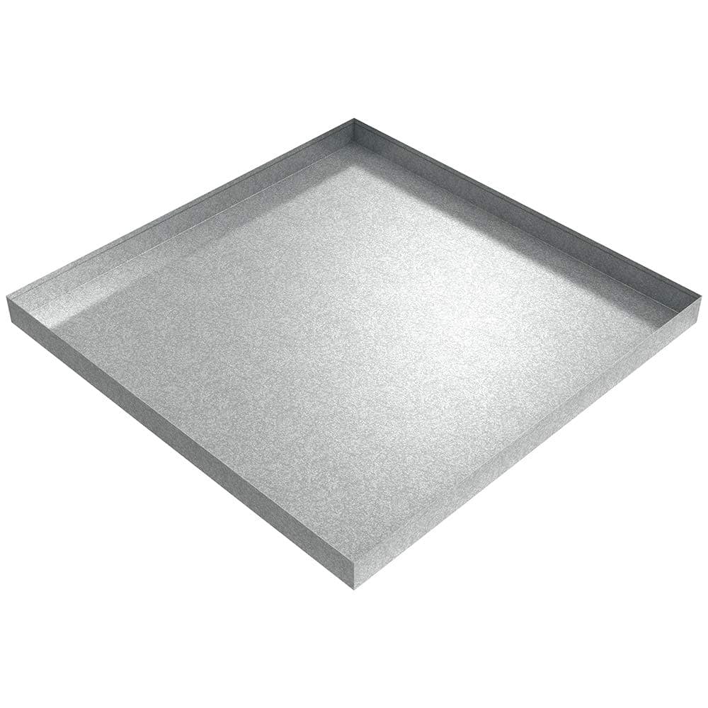 Drip Pan - 36" x 36" x 2.5" - Galvanized Steel