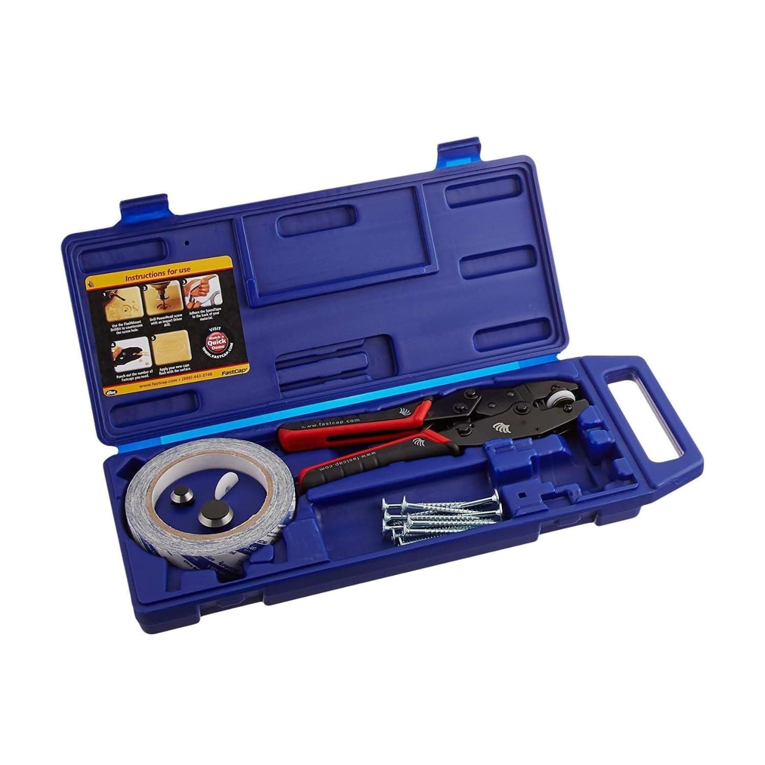 Custom Color Punch Kit Basic with Powerhead Screws, Hole Punch Tool and 1" x 50' SpeedTape - Perfect for Professional Contractors and Technicians - 80056