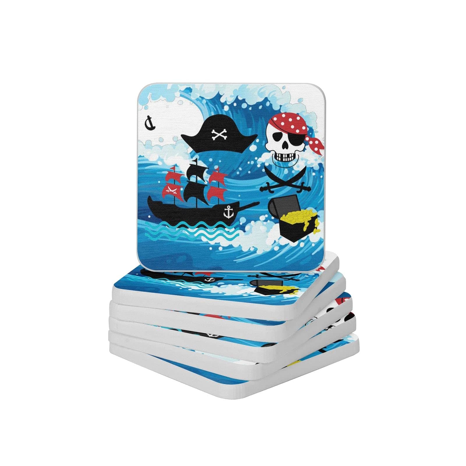 H-V-Shey Piratefor Fast Absorbent Coaster.