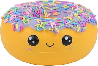 Anboor Donut Squishies Slow Rising Squishys Toy for Kids Soft Doughnuts Scented Stress Relief Realistic Cute Squeeze Squish Toy