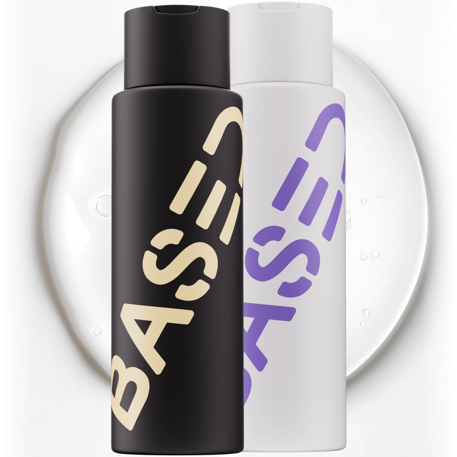 BASED Shower Duo Shampoo & Conditioner Bundle with Peppermint Oil & Coconut Oil, Cleansing Shampoo & Hydrating Conditioner for Men, No Sulfates, Silicones, or Parabens, 12 fl oz (Pack of 2)