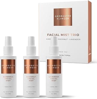 Facial Mist Trio, 4.2 Ounces: Georgette Klinger Moisturizing & Soothing Treatment With Aloe Vera And Green Tea - Hydrating Facial Spray For All Skin Types