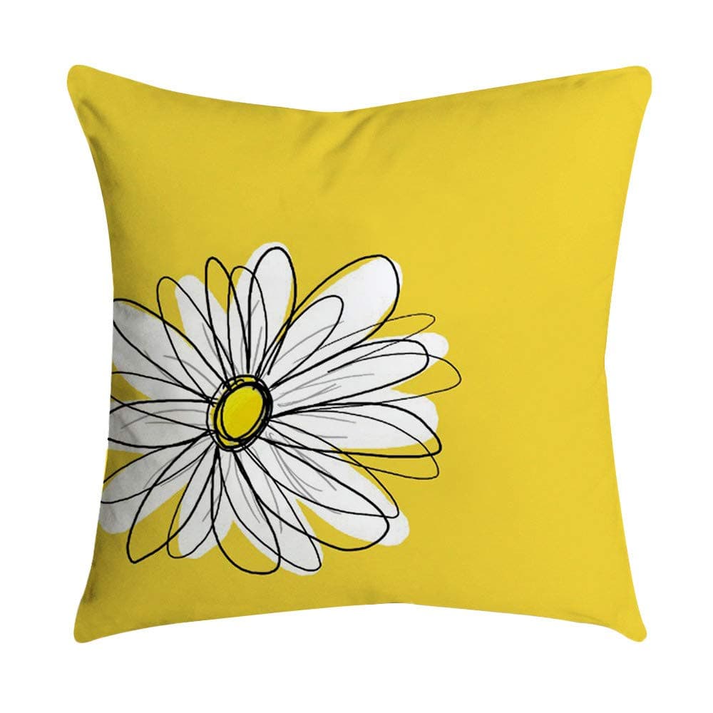 MObast Best Cushion Covers Pineapple Leaf Yellow Pillow Case Sofa Car Waist Throw Pillow Case Protector Pillowcases Home Decor