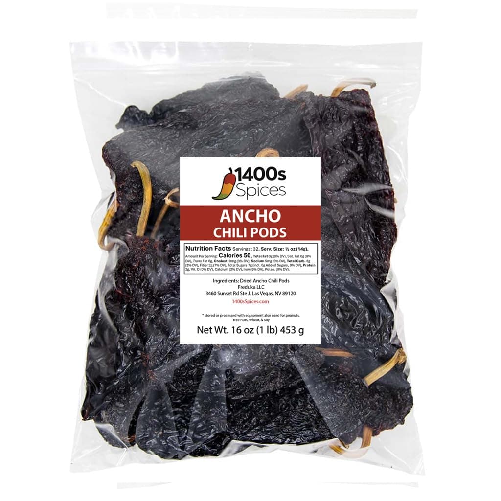 1lb Ancho Chili Dried Peppers