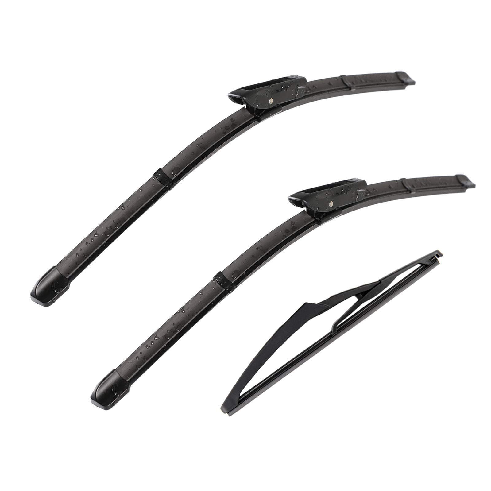 3 Wipers Factory Replacement For Mini Cooper 2013 R56 Original Equipment Windshield Wiper Blades Set - 18"+19"+10" Bayonet Wiper Arm (Set of 2) Not For J Hook