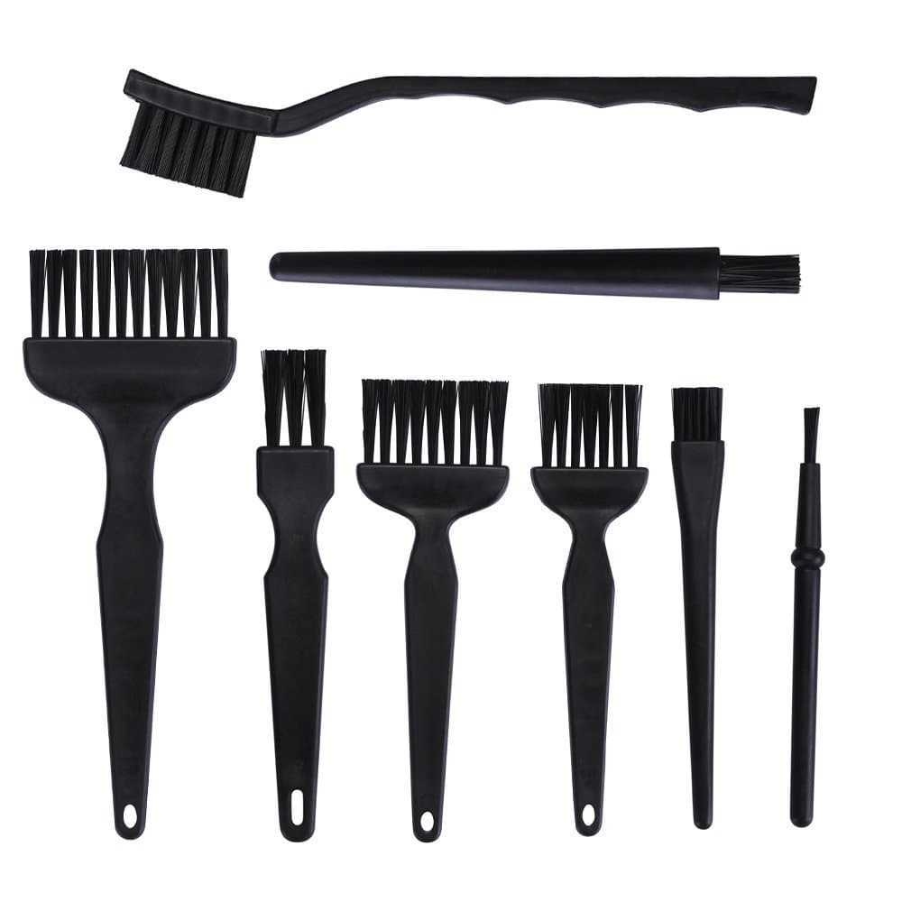 8Pcs ESD Safe Anti Static Brush Set Detailing Cleaning Tool for Mobile Phone Tablet PCB BGA Repair Work