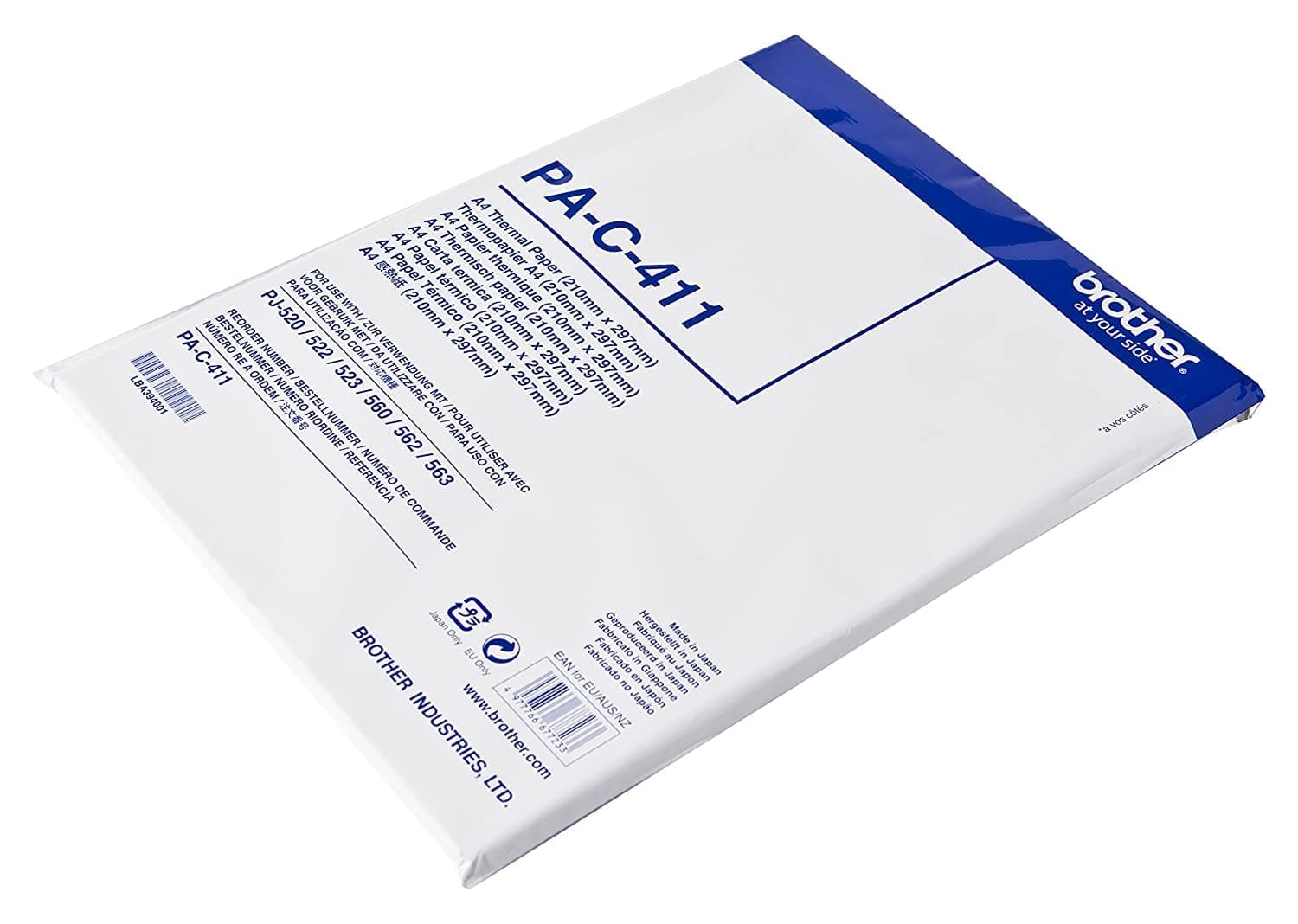 Brother PAC411 Thermo A4 100 Paper,White