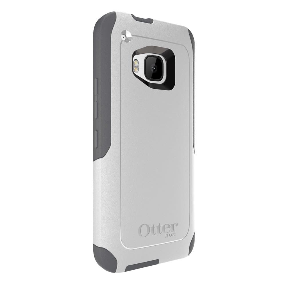 Commuter Series Case for HTC One M9 - Retail Packaging - Glacier (White/Gunmetal Grey)