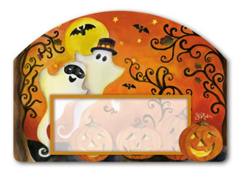 Yard Design Halloween Ghosts