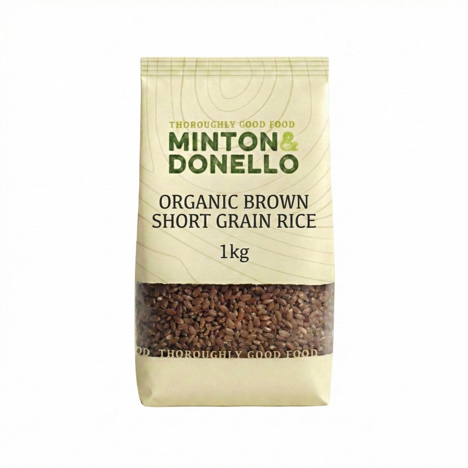 Organic Short Grain Brown Rice, Rich & Nutty, Bulk Pack, 1kg