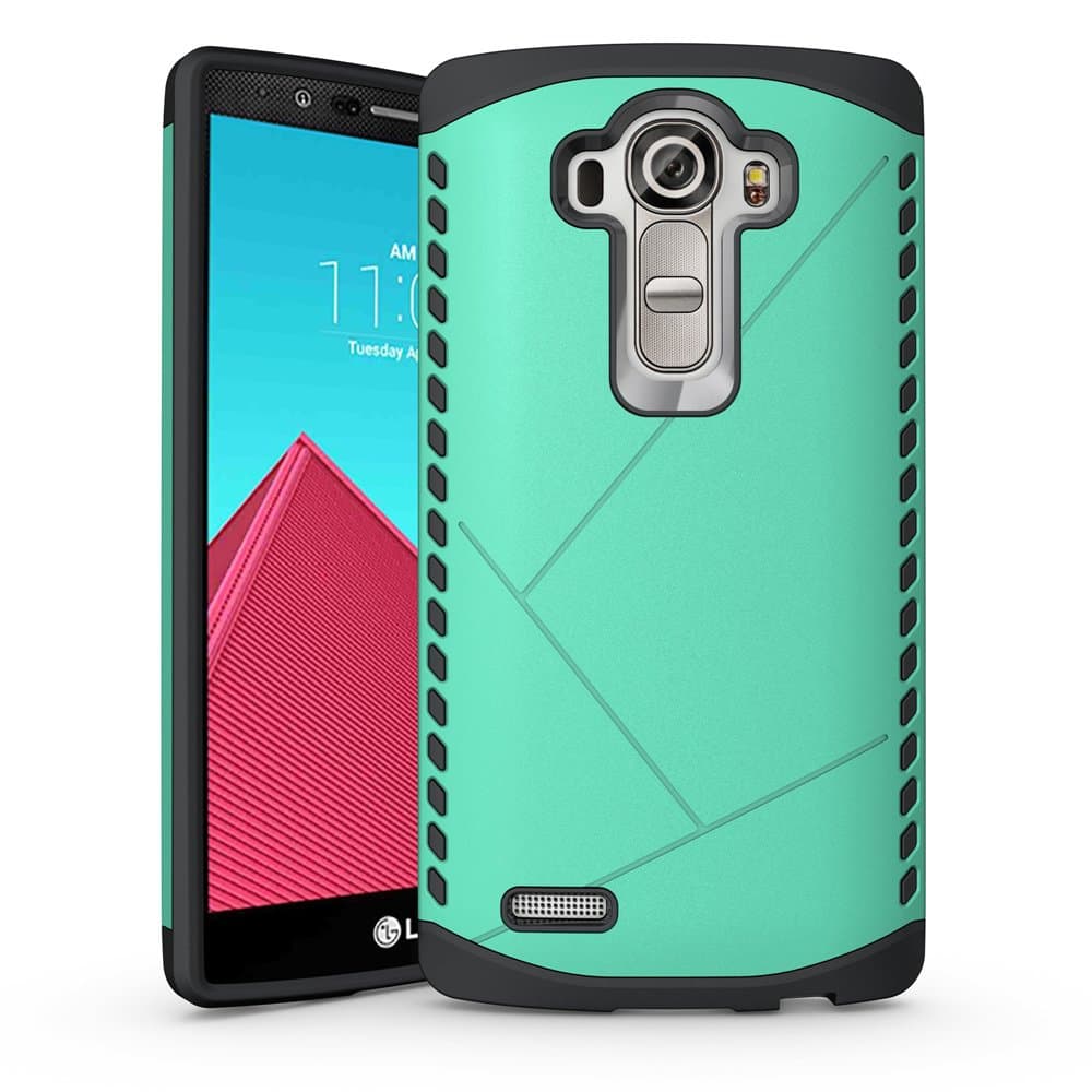 LG G4 Case,X-Master [2in1 Hybrid Dual Layer] Armor Defender Case For LG G4.[Scratch Resistant] [Shock Proof] (Teal)