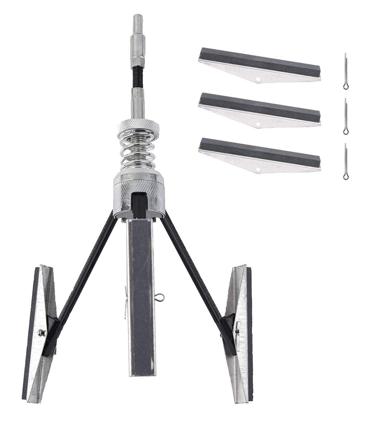 YOTOO Engine Cylinder Hone Tool Adjustable Deglazer 2"-7" Diameter with 3-Piece 4" Long Stones 220 Grit Kit