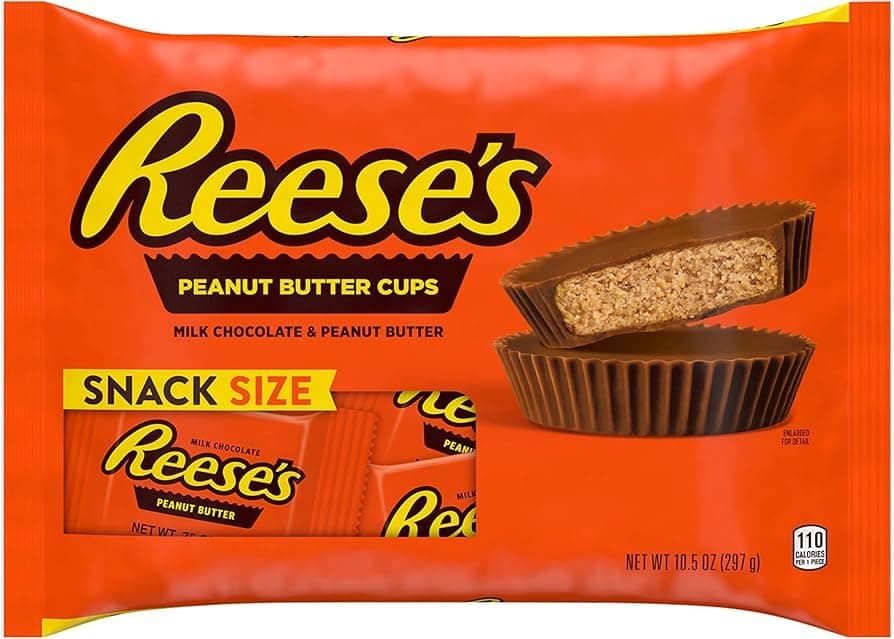 Reesess Peanut Butter Single Cups Snack Size Pack 297g Pouch (Imported)