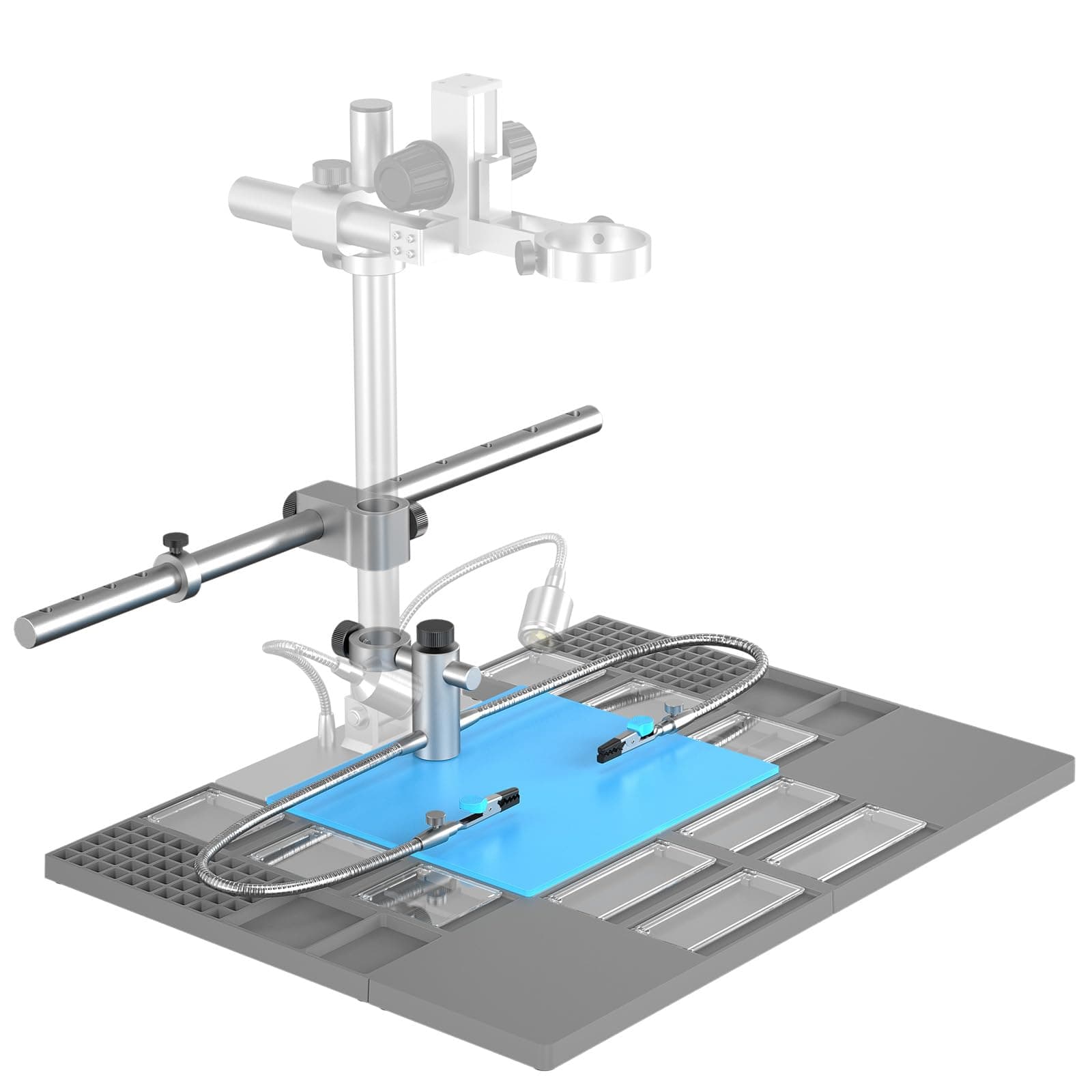Andonstar Plus Microscope Extension Base and Soldering Tool Kit for Pro Boom Arm Stand (AD246S-M, AD249S-M, AD407 Pro, AD409 Pro, AD409-Pro ES, AD210S-Pro, AD208S-Pro)
