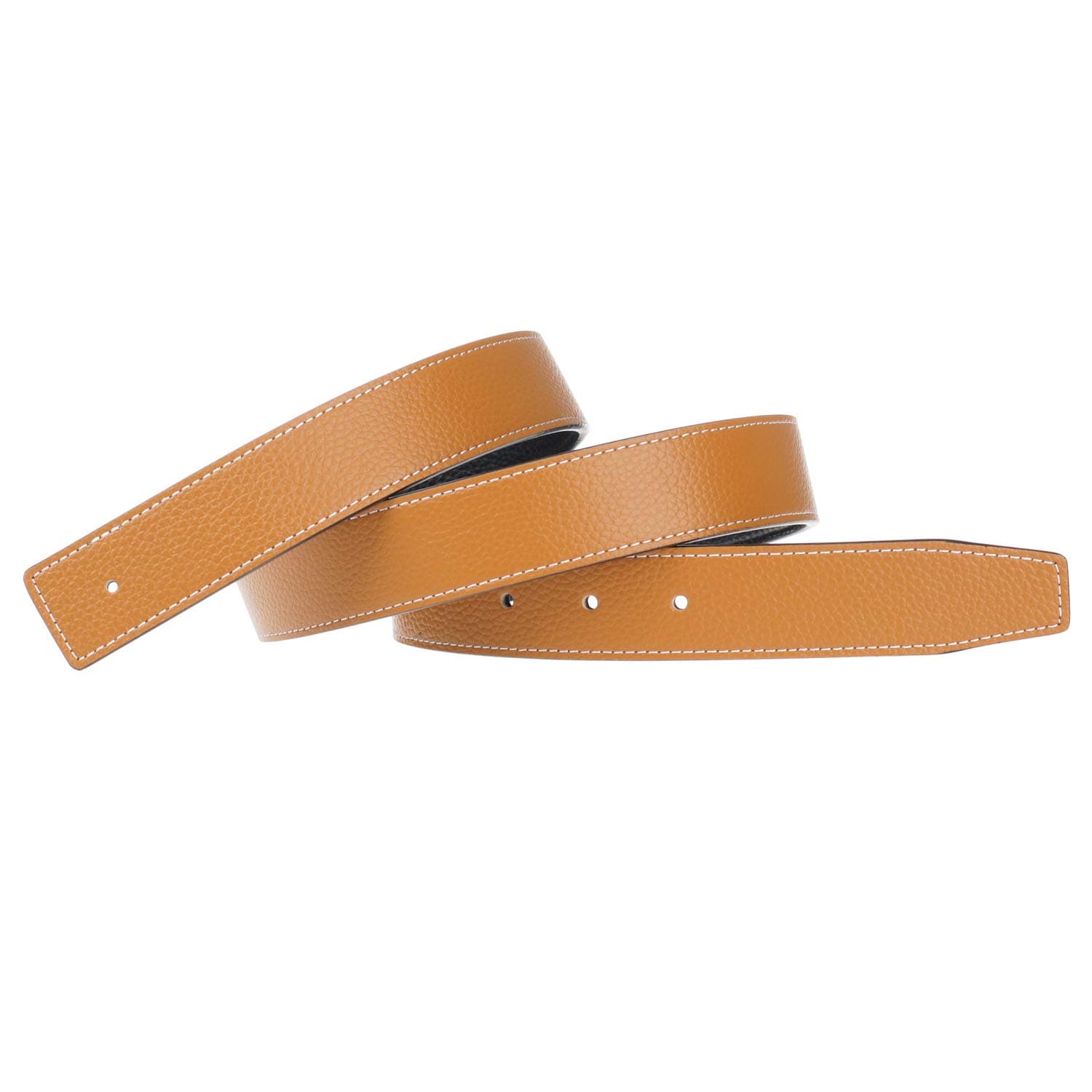UzHot H Full Grain Leather Belts Replacement Belt Strap Without Buckle 32mm Wide