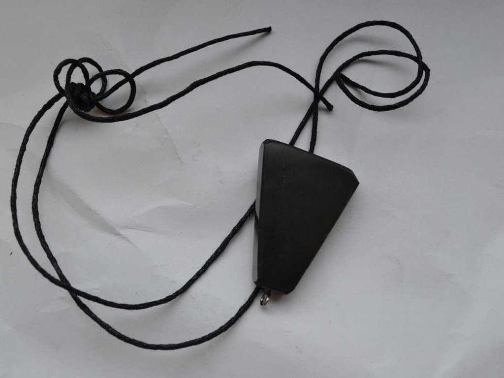 Shungite pendant"TRAPEZE"